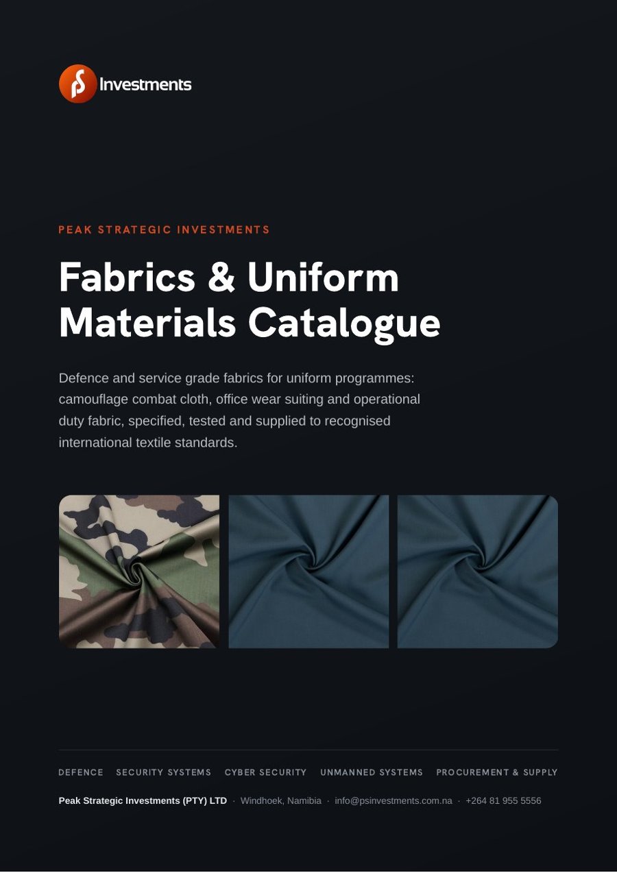PSI fabrics and uniform materials